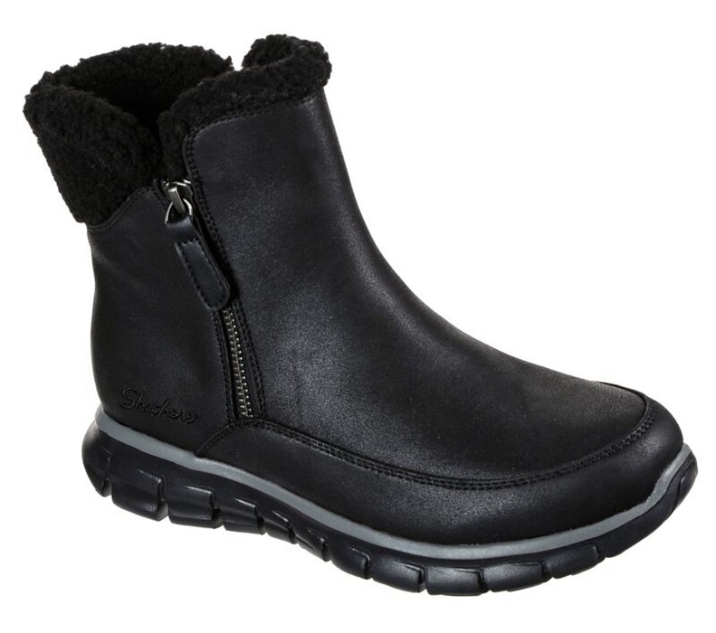 Skechers Synergy - Collab - Womens Boots Black [AU-TO6711]